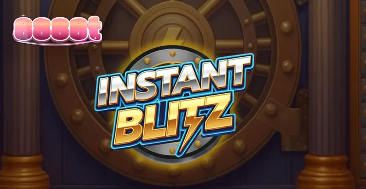 Interface futurista e neon do jogo Instant Blitz